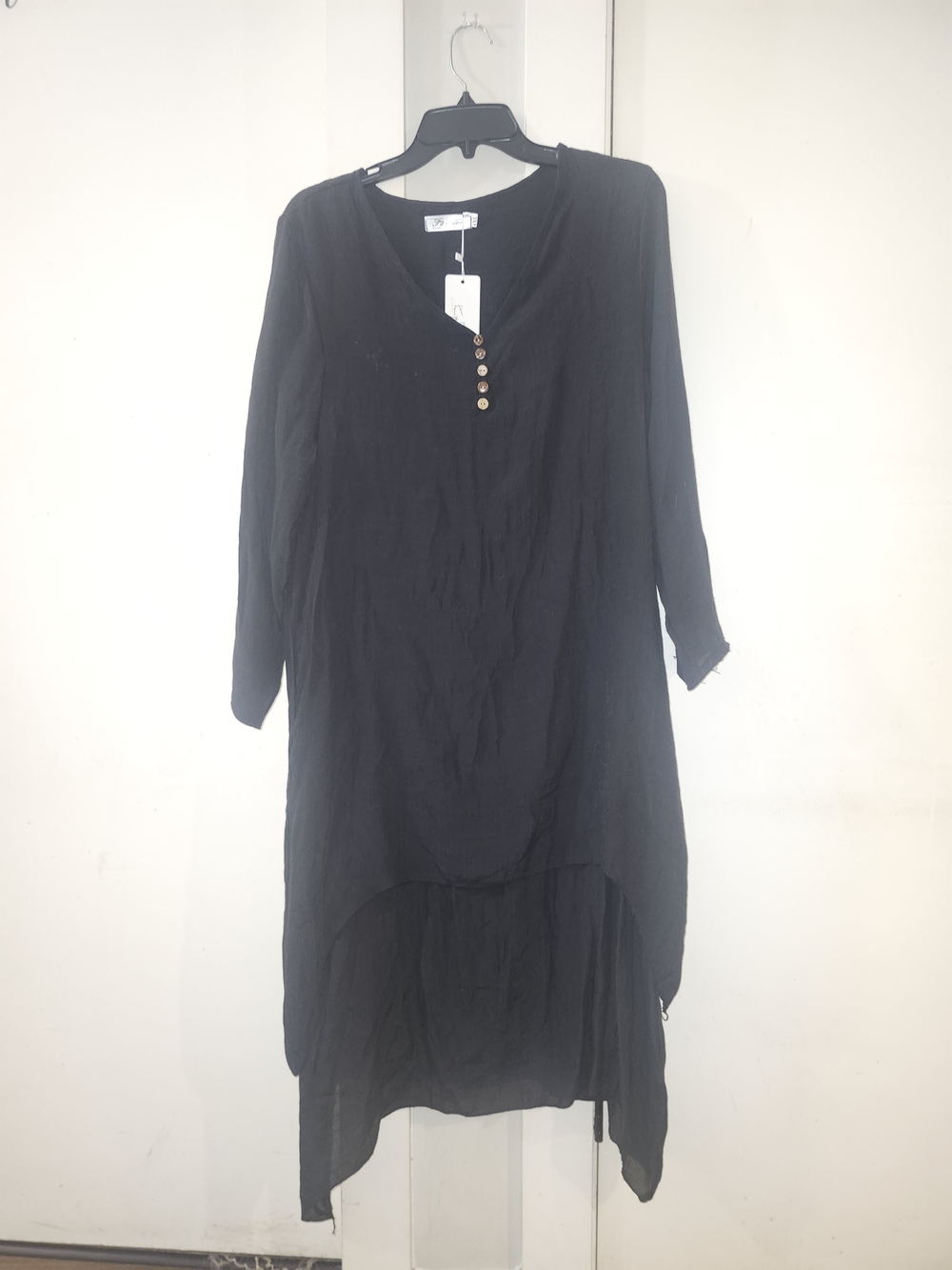Fashion Brand Company Black High-Low Women's Dress